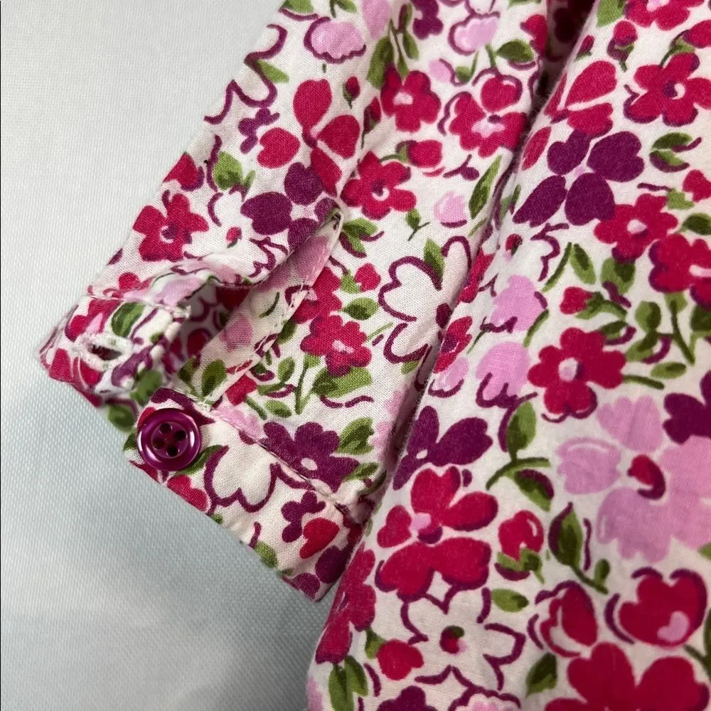 GAP Baby Floral peasant tunic dress long sleeves size 3-6 months
